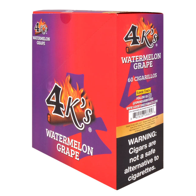 4 Kings Cigarillos 15 Packs of 4 Pre-Priced 1.49 Watermelon Grape