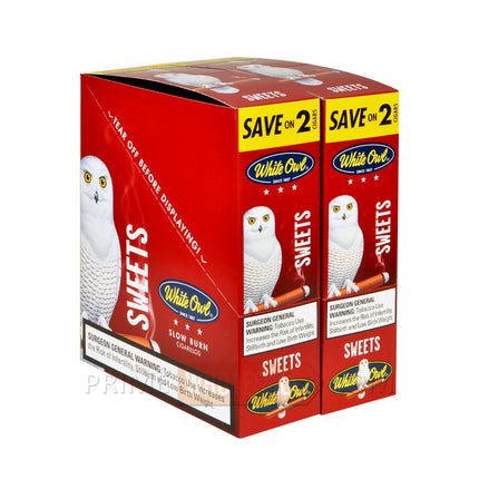 White Owl Cigarillos 30 Packs of 2 Cigars Sweets