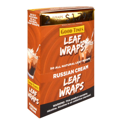 Good Times 2x$1.79 Leaf Wraps Russian Cream