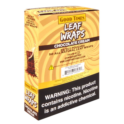 Good Times 2x$1.79 Leaf Wraps Chocolate Cream