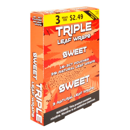 Good Time Triple Leaf Wraps 3x$2.49 Sweet