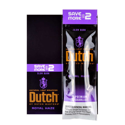 Dutch Masters Foil Fresh Royal Haze Cigarillos, 30 Packs of 2