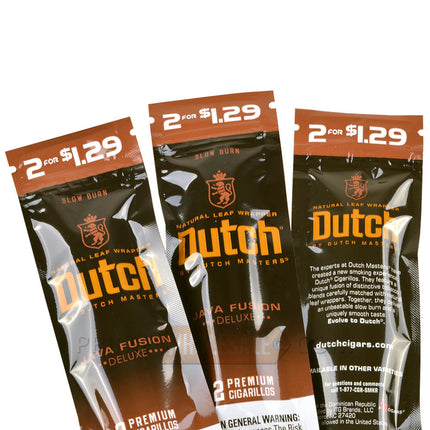 Dutch Masters Foil Java Fusion (Deluxe) 1.29 Pre-Priced Cigarillos 30 Packs of 2