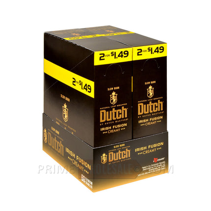 Dutch Masters Foil Irish Fusion (Creamy) 1.49 Pre-Priced Cigarillos 30 Packs of 2
