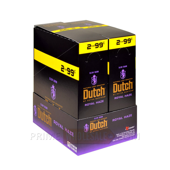 Dutch Masters Royal Haze Cigarillos 99c Pre Priced 30 Packs of 2