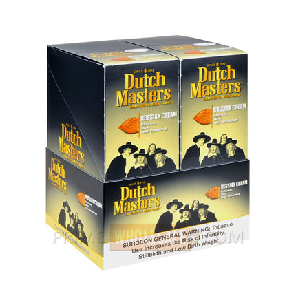 Dutch Masters Foil Cigarillos Russian Cream 20 Packs of 3