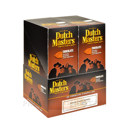 Dutch Masters Foil Cigarillos Chocolate 20 Packs of 3