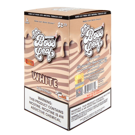 Da Boss Leaf Wraps 20 packs of 4, pre-priced $2.79, White