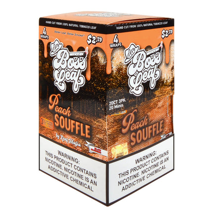 Da Boss Leaf Wraps 20 packs of 4, pre-priced $2.79, Peach Soufflé