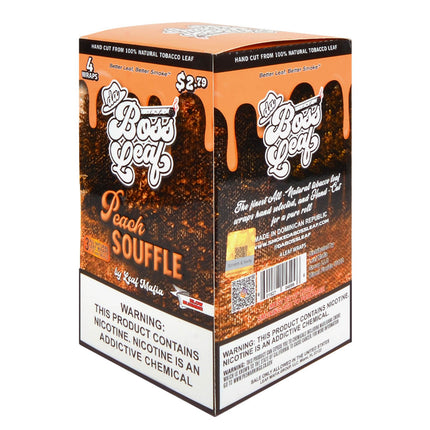 Da Boss Leaf Wraps 20 packs of 4, pre-priced $2.79, Peach Soufflé