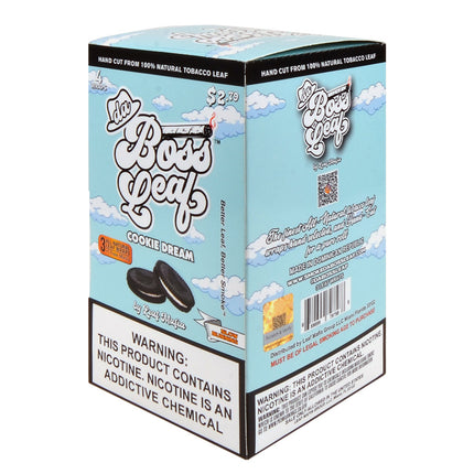 Da Boss Leaf Wraps 20 packs of 4, pre-priced $2.79, Cookie Dream