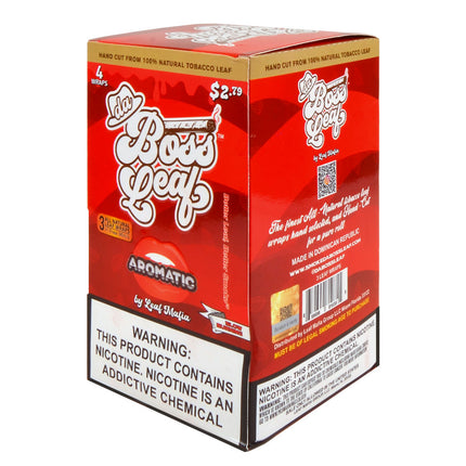 Da Boss Leaf Wraps 20 packs of 4, pre-priced $2.79, Aromatic