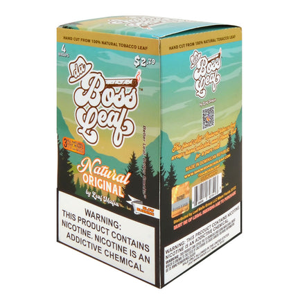 Da Boss Leaf Wraps 20 packs of 4, pre-priced $2.79, Natural
