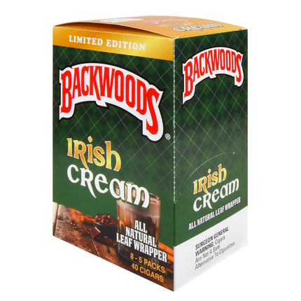 Backwoods Irish Cream Cigars 8 Packs of 5