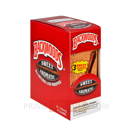 Backwoods Sweet Aromatic Cigars 10 Packs of 3