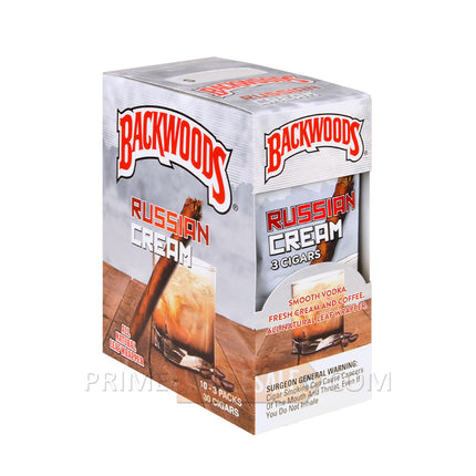 Backwoods Russian Cream Cigars 10 Packs of 3