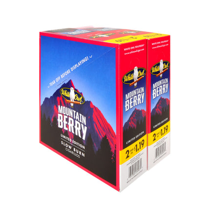 White Owl Mountain Berry Cigarillos 1.19 Pre-Priced 30 Packs of 2