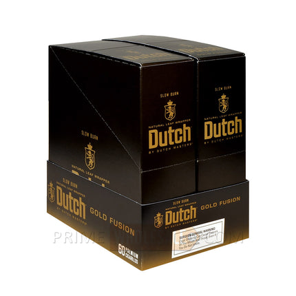 Dutch Masters Foil Gold Fusion 1.29 Pre-Priced Cigarillos 30 Packs of 2