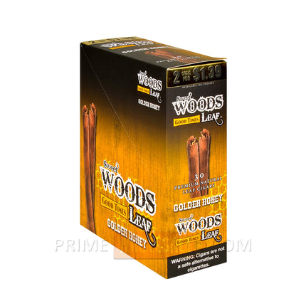 Good Times Sweet Woods Leaf Cigars Golden Honey 1.39 Pre-Priced 15 Packs of 2
