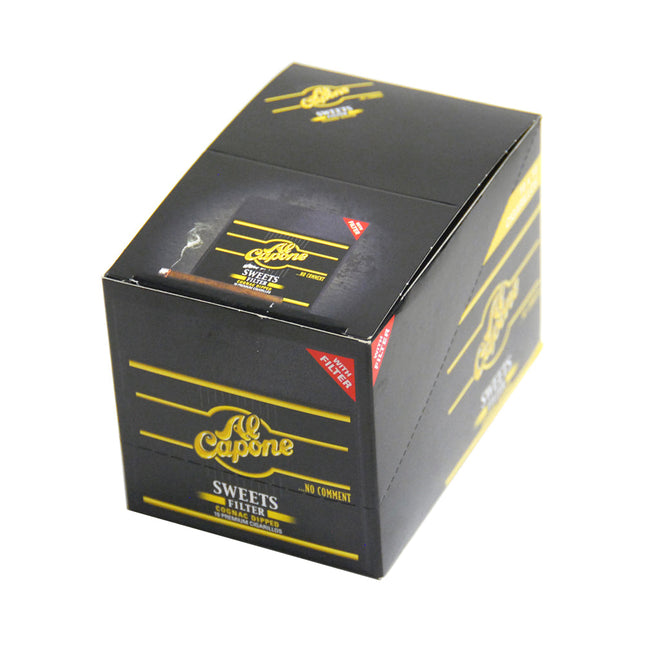 Al Capone Sweets Filter Cognac Cigarillos 10 Packs of 10 1