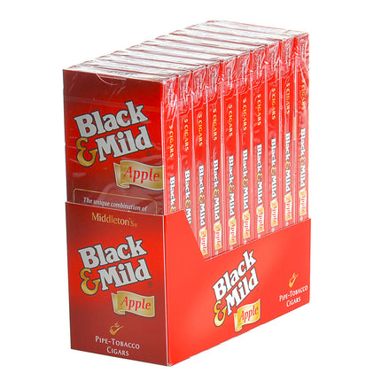 Middleton's Black & Mild Apple Cigars 10 Packs of 5 1