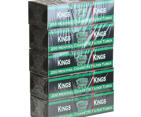 cigarette filter tubes menthol Zen 200 ct. 100 mm 100mm filter tubes200 per boxTube Cut Silverfoiltubes International Inc. - Menthol