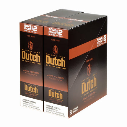 Dutch Masters Foil Fresh Java Fusion Cigarillos 30 Packs of 2