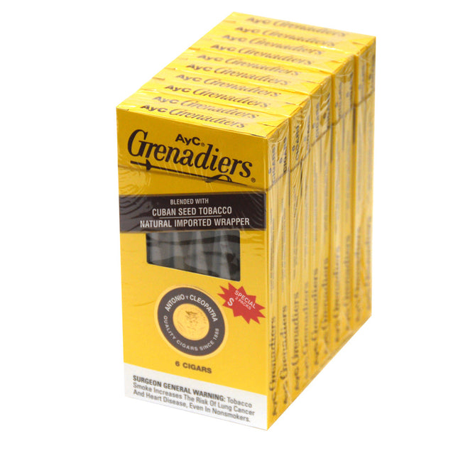 AyC Grenadiers Dark Cigars 2 Pack Special 10 Packs Of 6 1