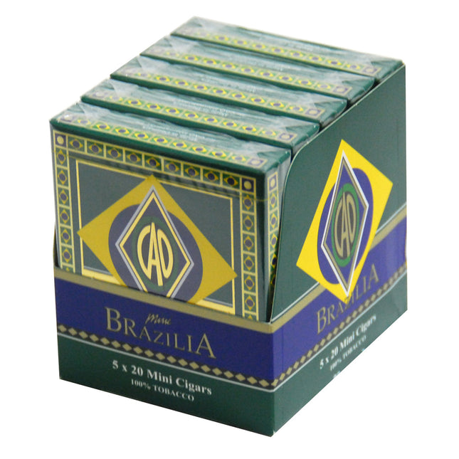 CAO Brazilia Mini Cigars 5 Packs of 20 1