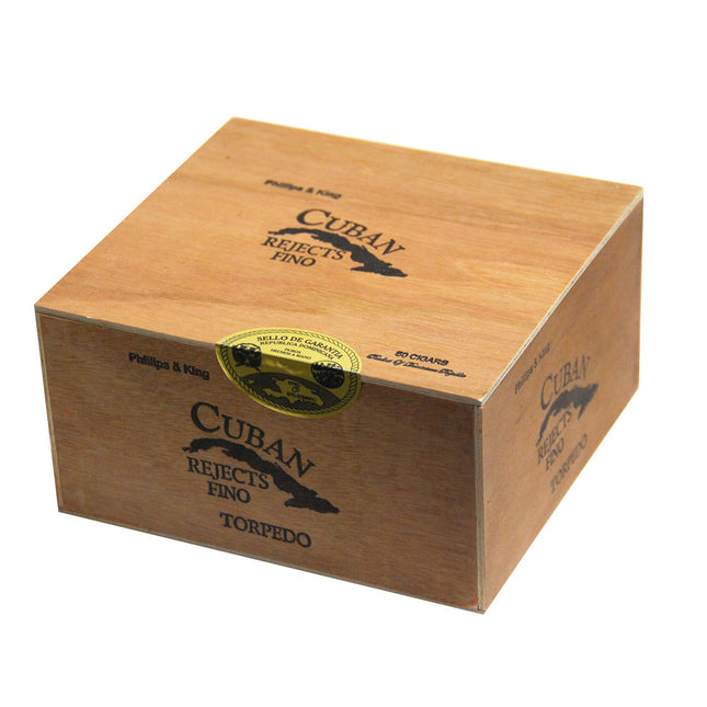 Cuban Rejects Torpedo Connecticut Cigars Box of 50 1