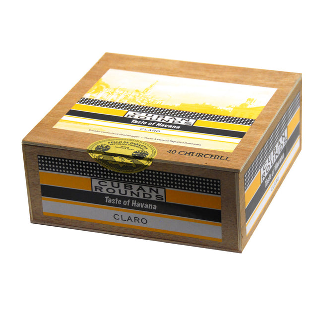 Cuban Rounds Churchill Claro Cigars Box of 40 1