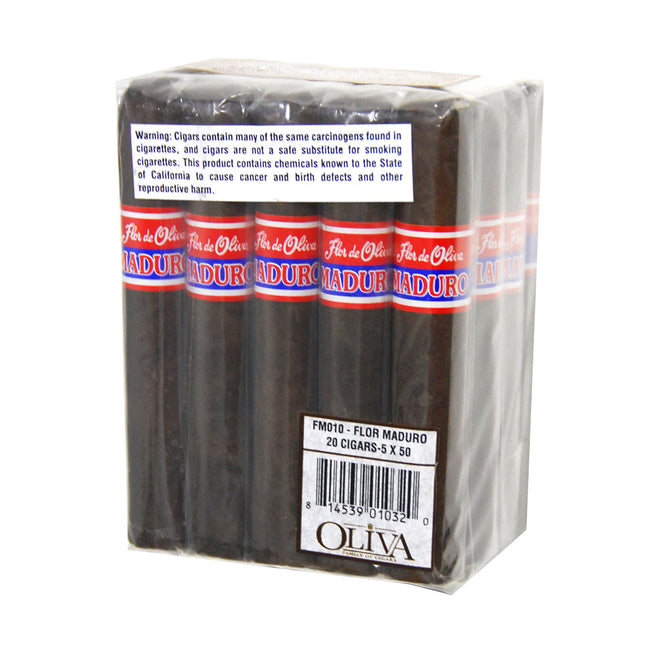 Flor de Oliva 5 x 50 Maduro Cigars Pack of 20 1