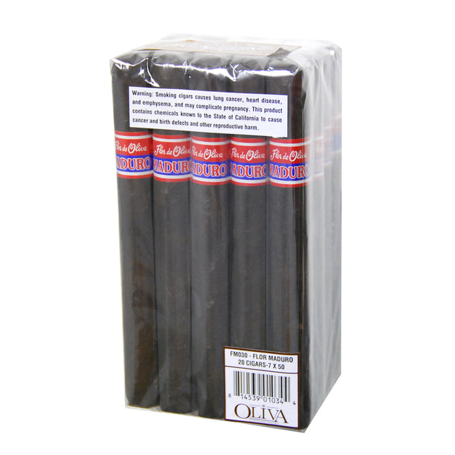 Flor de Oliva 7 x 50 Maduro Cigars Pack of 20 1