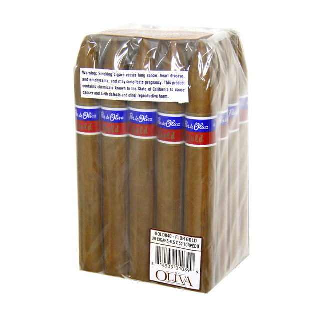 Flor de Oliva Torpedo Gold Cigars Pack of 20 1