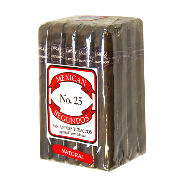 Mexican Segundos No. 25 Natural Cigars Bundle of 20 1