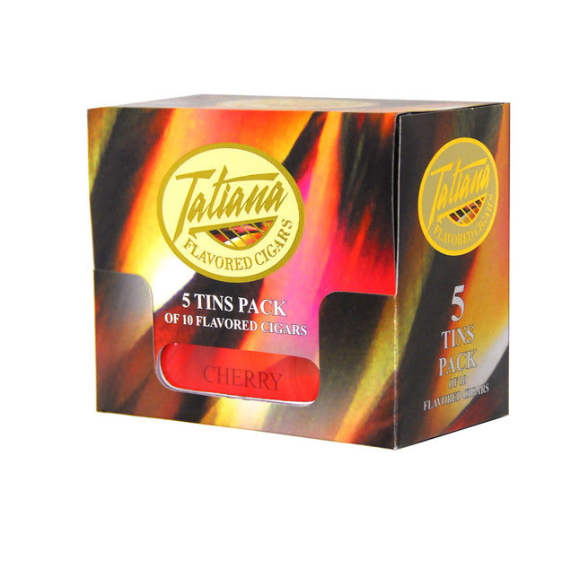 Tatiana Miniatures Cherry Cigars 5 Packs of 10 1