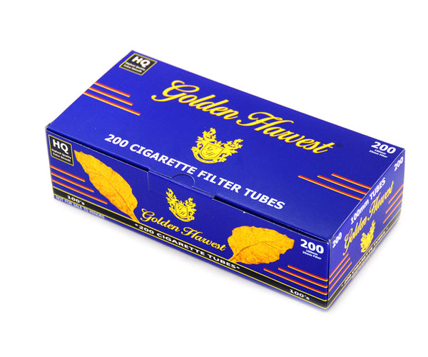 filter cigarette tubes Golden Harvest Filter Tubes 100 mm Light 5 Cartons of 200
