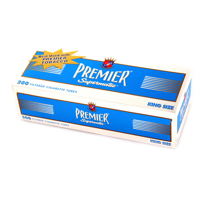 premier cigarette tobacco near me 8OZ MENTHOL Premier Blue Cigarette Tubes King