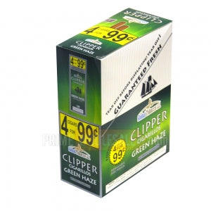 Clipper Cigarillos 4 for 99 Cents Green Haze 15 Packs of 4
