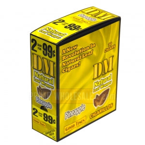 Double Maestro Cigarillos Pineapple 2 for 99 Cents Pre Priced 15 Packs of 2