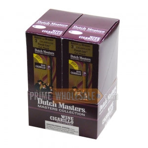 Dutch Masters Foil Pre Priced Cigarillos Wine 20 Packs of 3