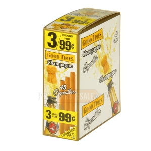 Good Times Cigarillos Champagne 3 for 99 Cents Pre Priced 15 Packs of 3