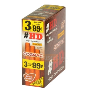 Good Times HD Cigarillos Cognac 3 for 99 Cents Pre Priced 15 Packs of 3