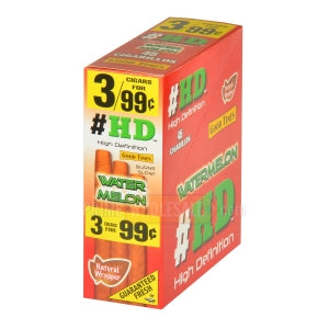 Good Times HD Cigarillos Watermelon 3 for 99 Cents Pre Priced 15 Packs of 3