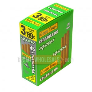 Good Times Cigarillos Kush 3 for 99 Cents Pre Priced 15 Packs of 3
