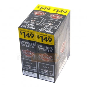 Swisher Sweets Black Cigarillos 1.49 Pre-Priced 30 Packs of 2