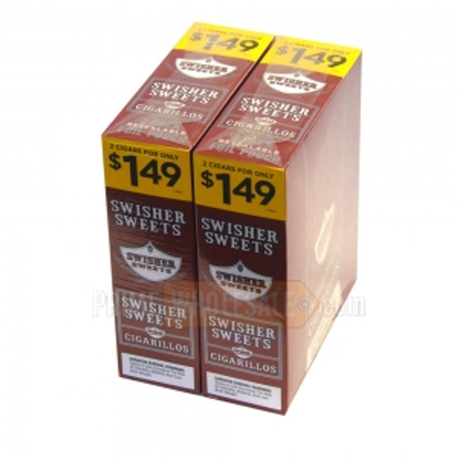 Swisher Sweets Regular Cigarillos 1.49 Pre-Priced 30 Packs of 2
