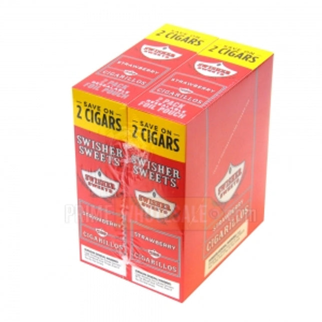 Swisher Sweets Strawberry Cigarillos 30 Packs of 2