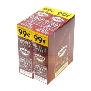 Swisher Sweets Regular Cigarillos 99c Pre-Priced 30 Packs of 2