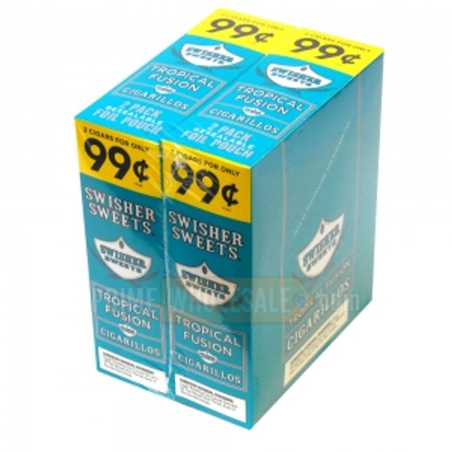 Swisher Sweets Tropical Fusion Cigarillos 99c Pre-Priced 30 Packs of 2
